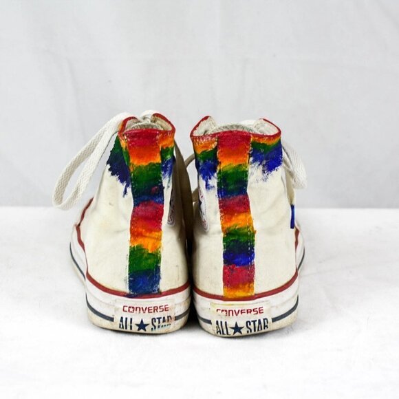 Converse All Star High Tops Rainbow Paint … - Picture 4 of 9